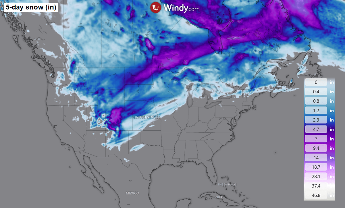 Disrupted Stratospheric Polar Vortex sends Powerful Arctic Cold