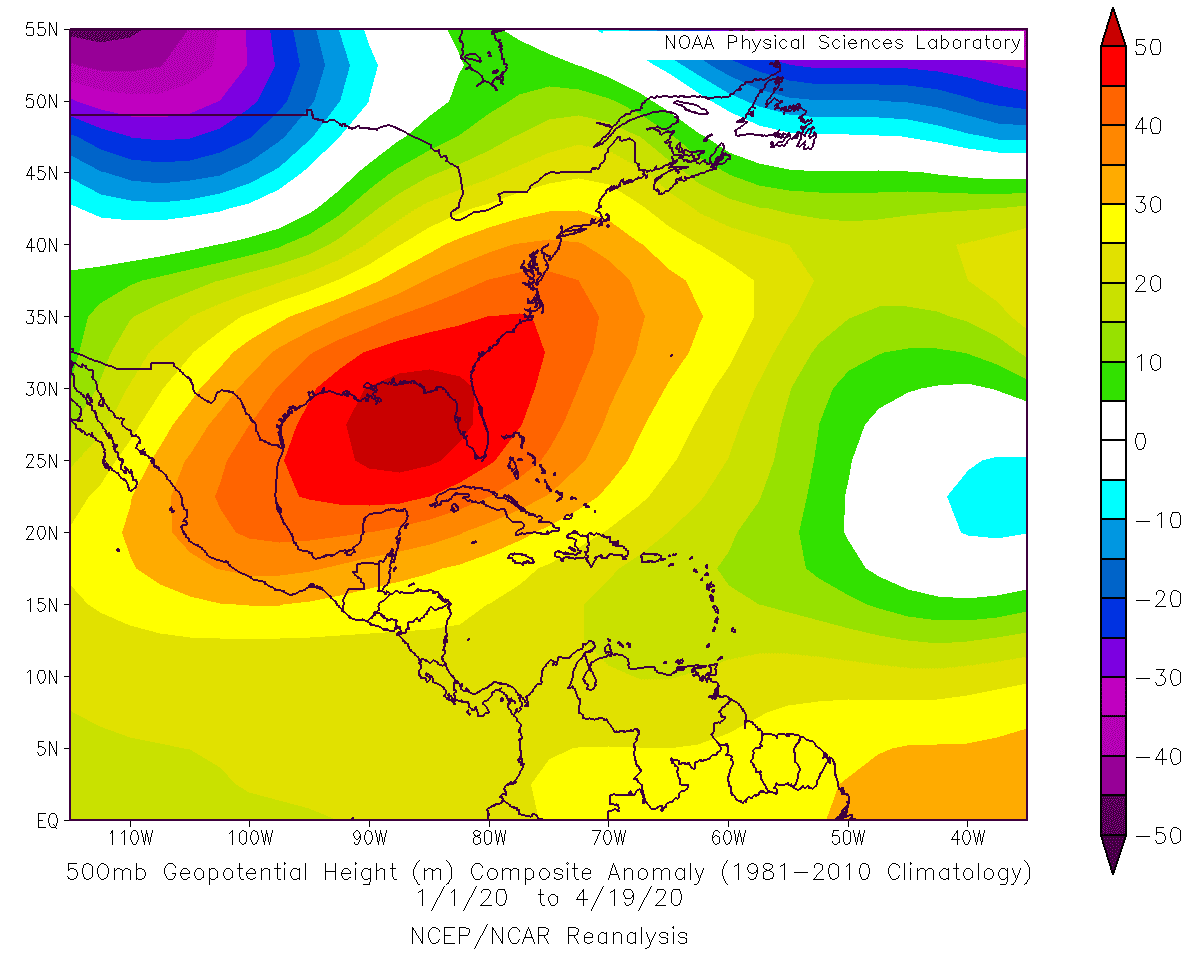 2020 500 mbar anomaly