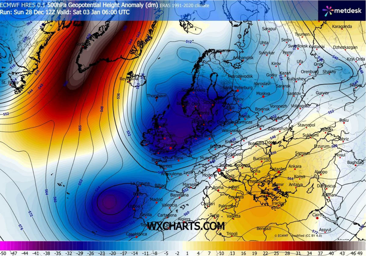 arctic-cold-blast-dipole-patern-europe-snow-new-year-forecast-january-2026-pattern-saturday
