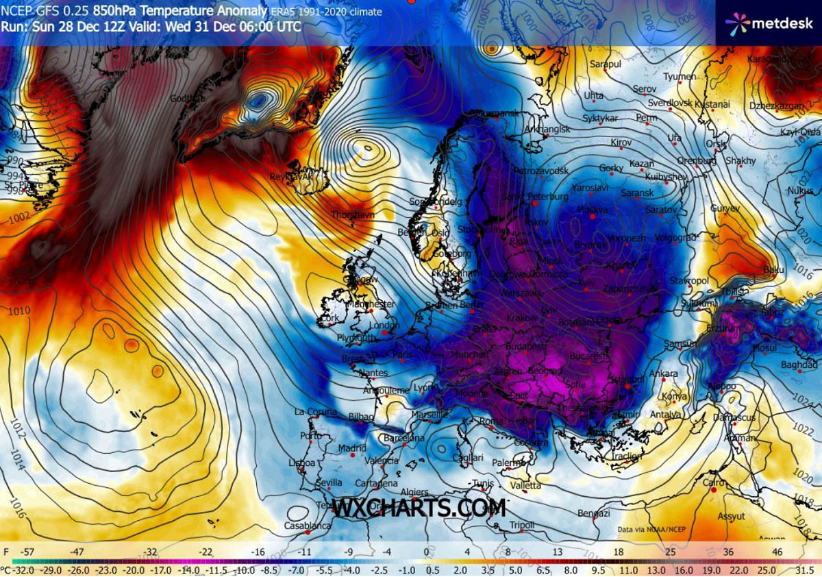 arctic-cold-blast-dipole-patern-europe-snow-new-year-forecast-january-2026-temperature-wednesday