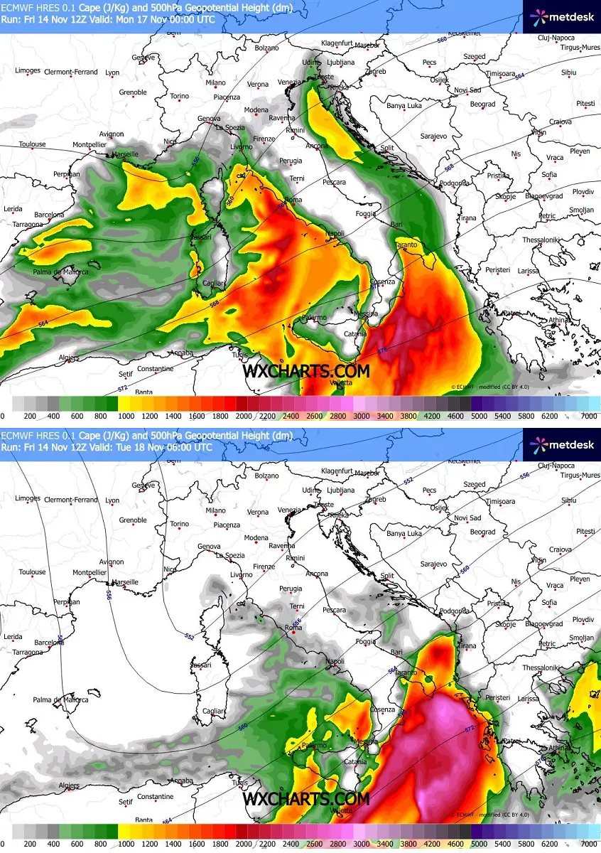 arctic-cold-wave-blast-western-europe-uk-spain-iberia-snow-november-2025-cape-instability