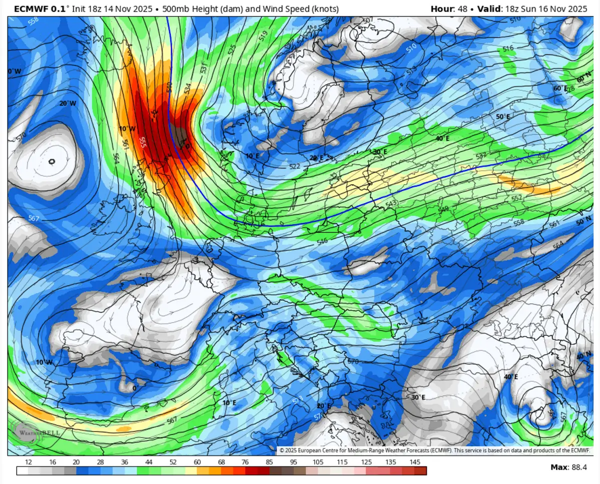 arctic-cold-wave-blast-western-europe-uk-spain-iberia-snow-november-2025-jet-stream