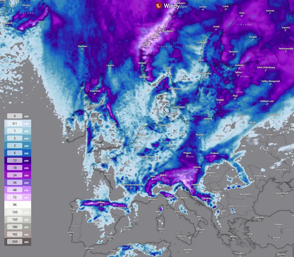 arctic-cold-wave-blast-western-europe-uk-spain-iberia-snow-november-2025-snowfall