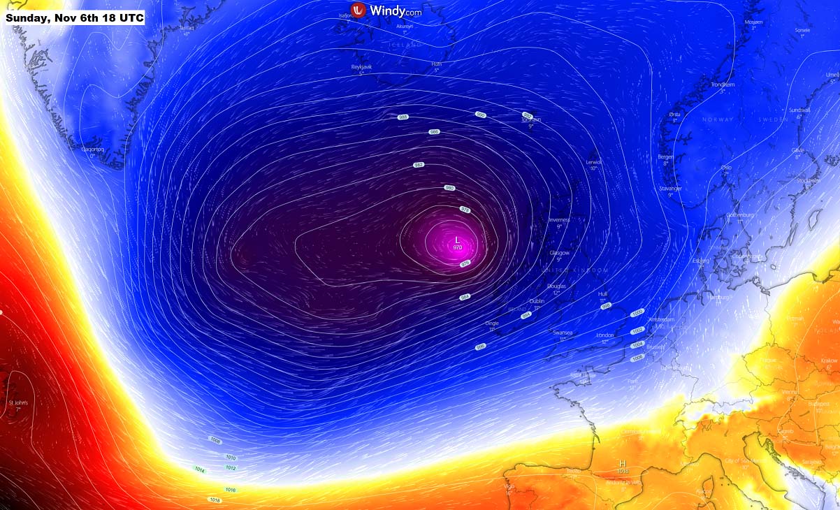 atlantic-hurricane-season-2022-windstorm-martin-ireland-uk-europe-pressure-sunday