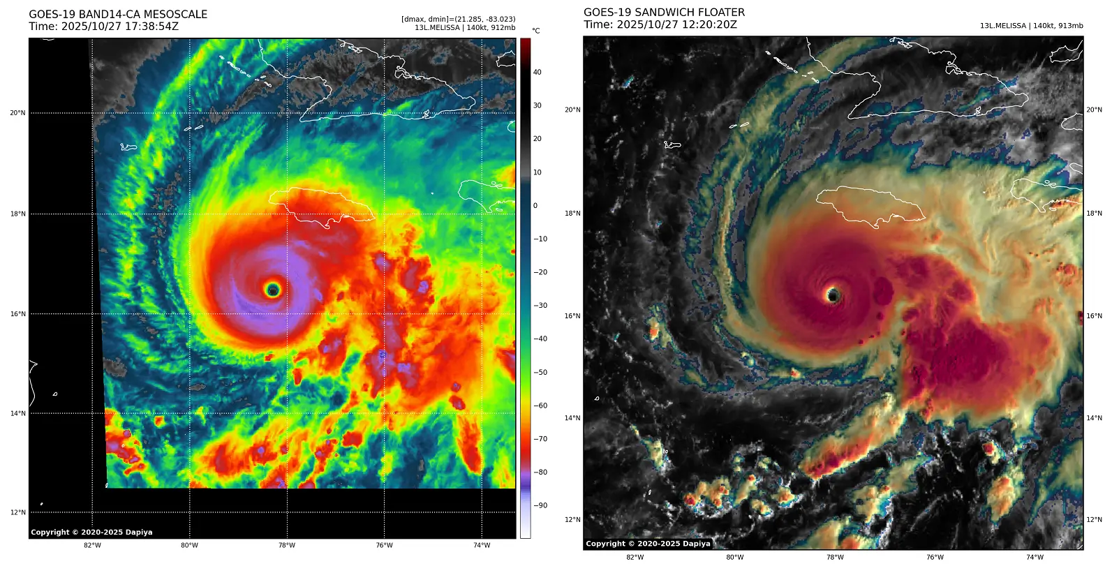 atlantic-hurricane-season-2025-historic-storm-melissa-category-5-jamaica-flooding-impact-infrared-satellite