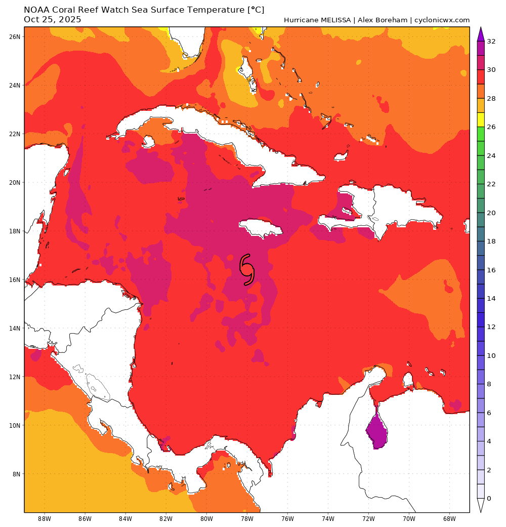 atlantic-hurricane-season-2025-historic-storm-melissa-category-5-jamaica-flooding-impact-sea-surface-temperature