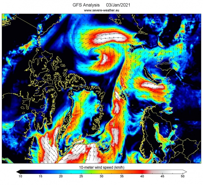 arctic-circle-pressure-and-wind-speed-forecast