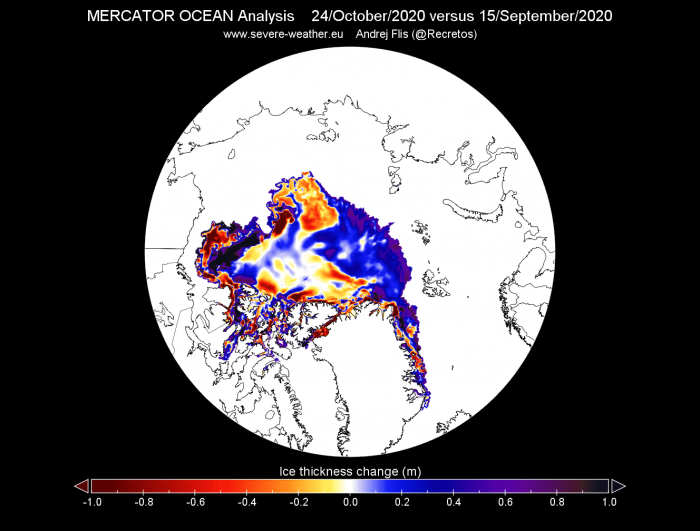 arctic-sea-ice-winter-2020-2021-jet-stream-united-states-europe-thickness-change