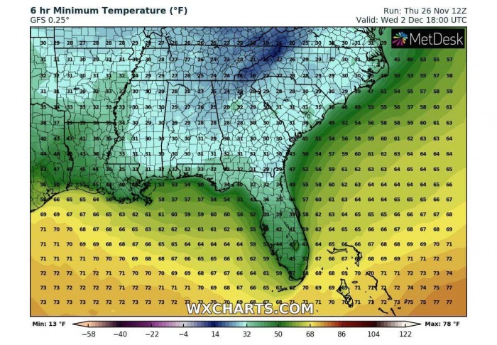 cold-forecast-southeast-united-states-florida-morning-temperature-wednesday