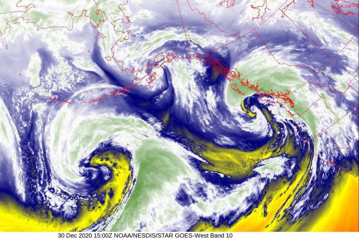 Full Disk - Lower-level Water Vapor - IR