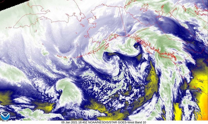 Full Disk - Lower-level Water Vapor - IR