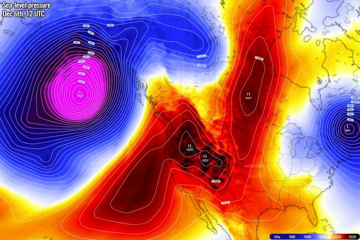 extreme-warmth-canada-north-america-pressure-sunday