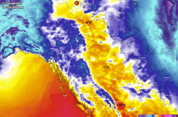 extreme-warmth-canada-north-america-thursday-maximum-temperature