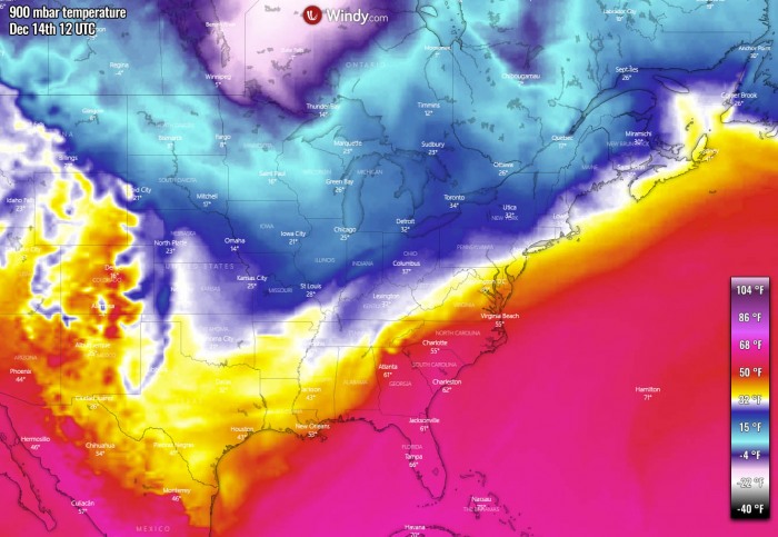 united-states-east-coast-snowstorm-ice-storm-temperature-monday-morning