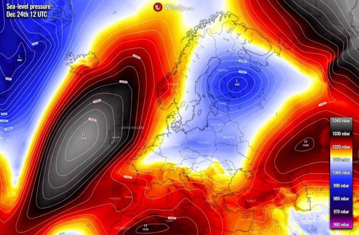 white-christmas-forecast-cold-outbreak-europe-pressure-thursday