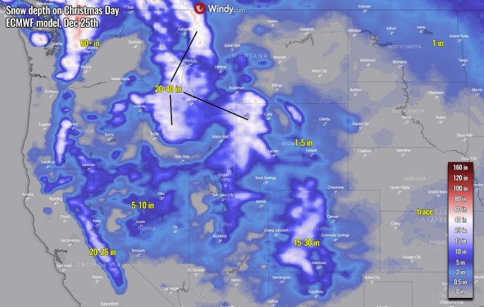 white-christmas-united-states-arctic-blast-forecast-snow-depth-northwest