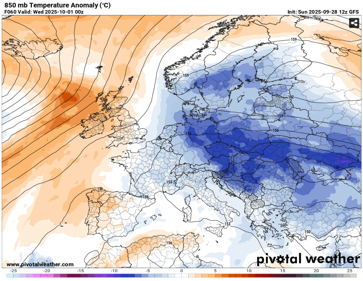 cold-wave-outbreak-autumn-season-forecast-central-europe-850mbar-anomaly-tuesday
