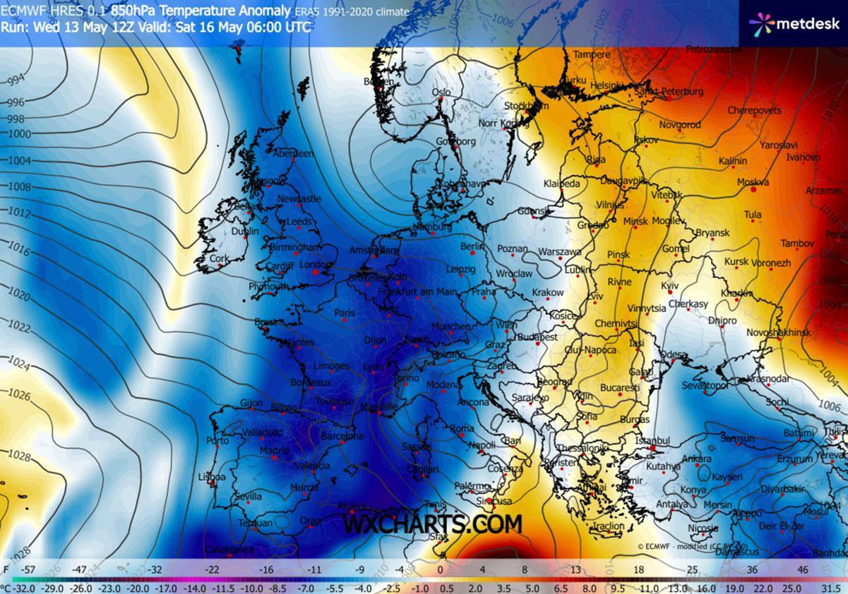 cold-wave-pattern-severe-weather-may-2026-europe-temperature-anomaly-saturday