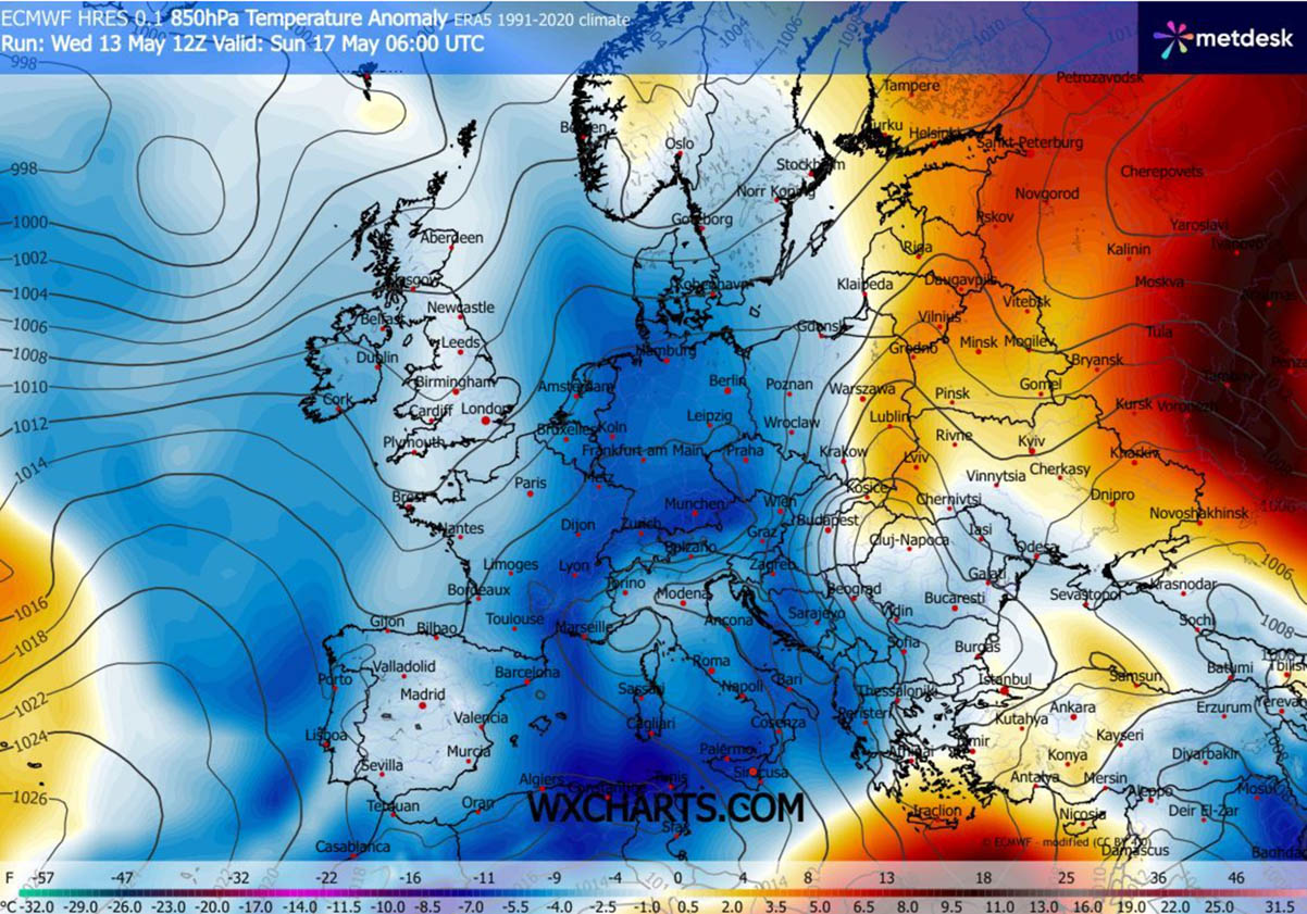 cold-wave-pattern-severe-weather-may-2026-europe-temperature-anomaly-sunday