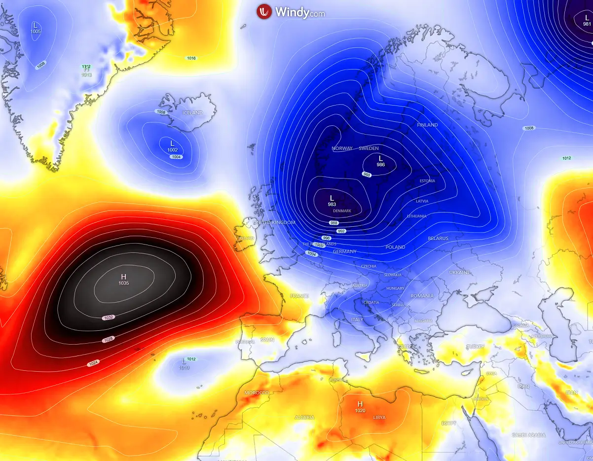 dipole-autumn-season-rainy-weather-pattern-europe-november-2025-pressure-weekend