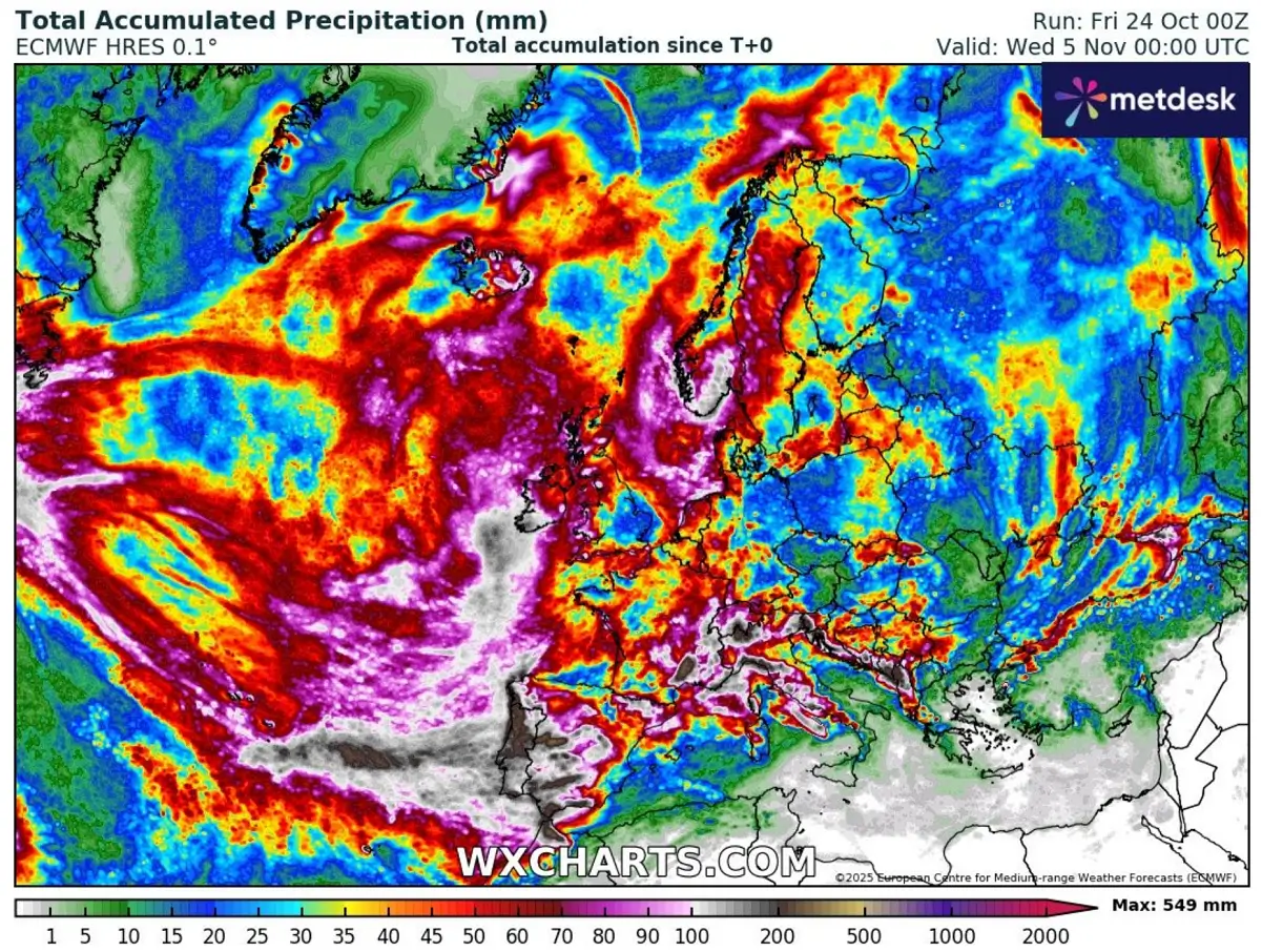 dipole-autumn-season-rainy-weather-pattern-europe-november-2025-rainfall