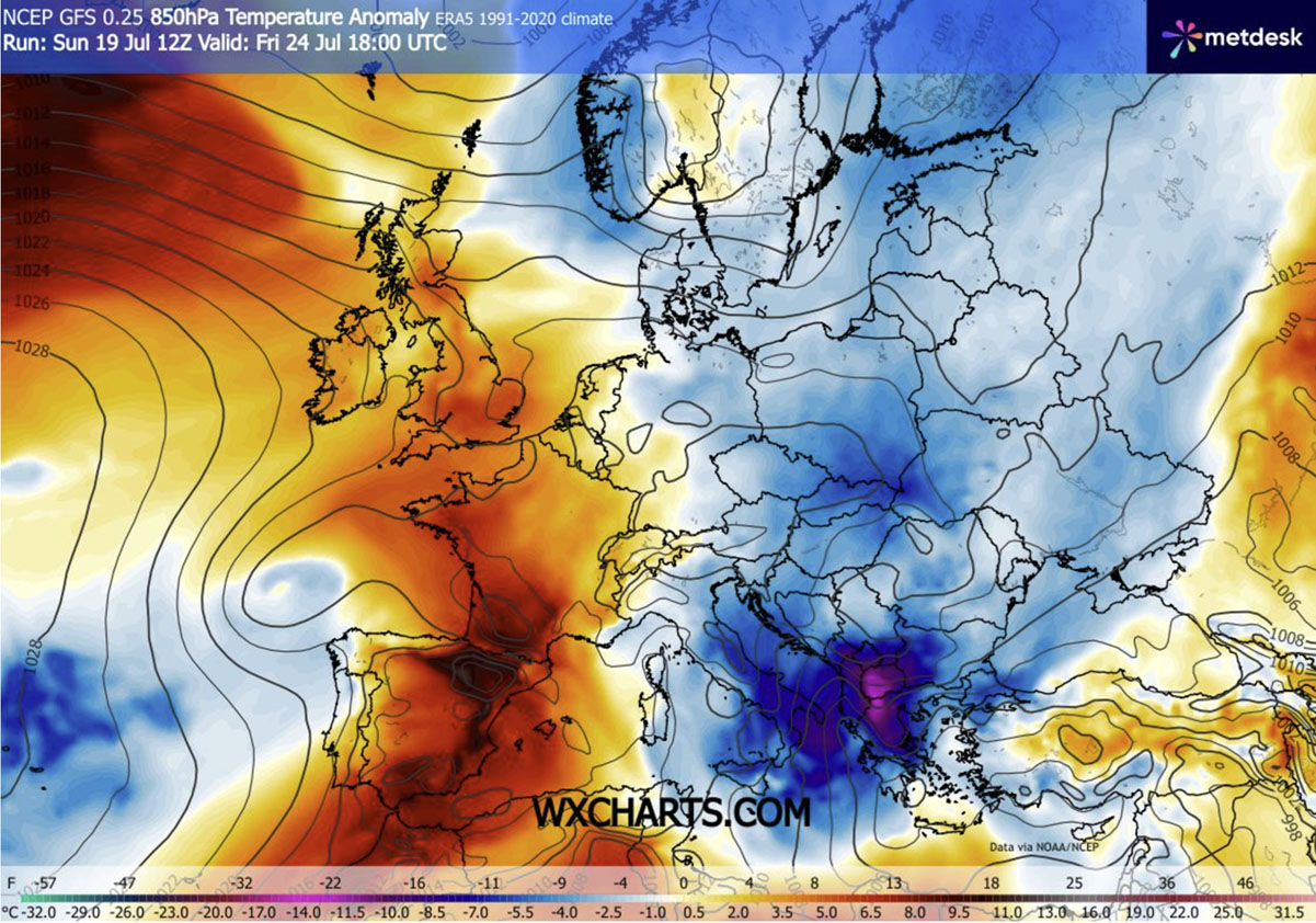 dramatic-cool-down-cold-wave-heatwave-july-2026-europe-850mbar-temperature-anomaly-friday