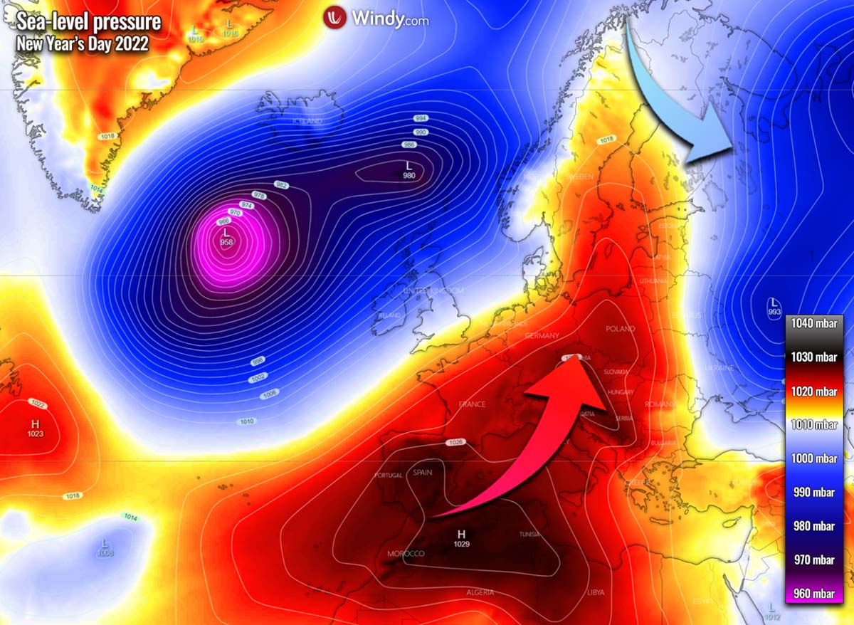 europe-record-heatwave-new-year-2022-forecast-pressure-saturday