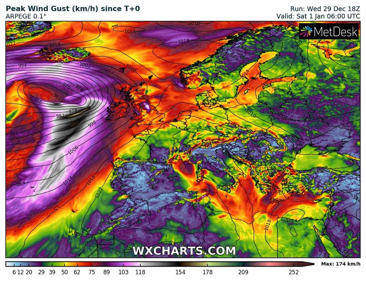 europe-record-heatwave-new-year-2022-forecast-winds-atlantic