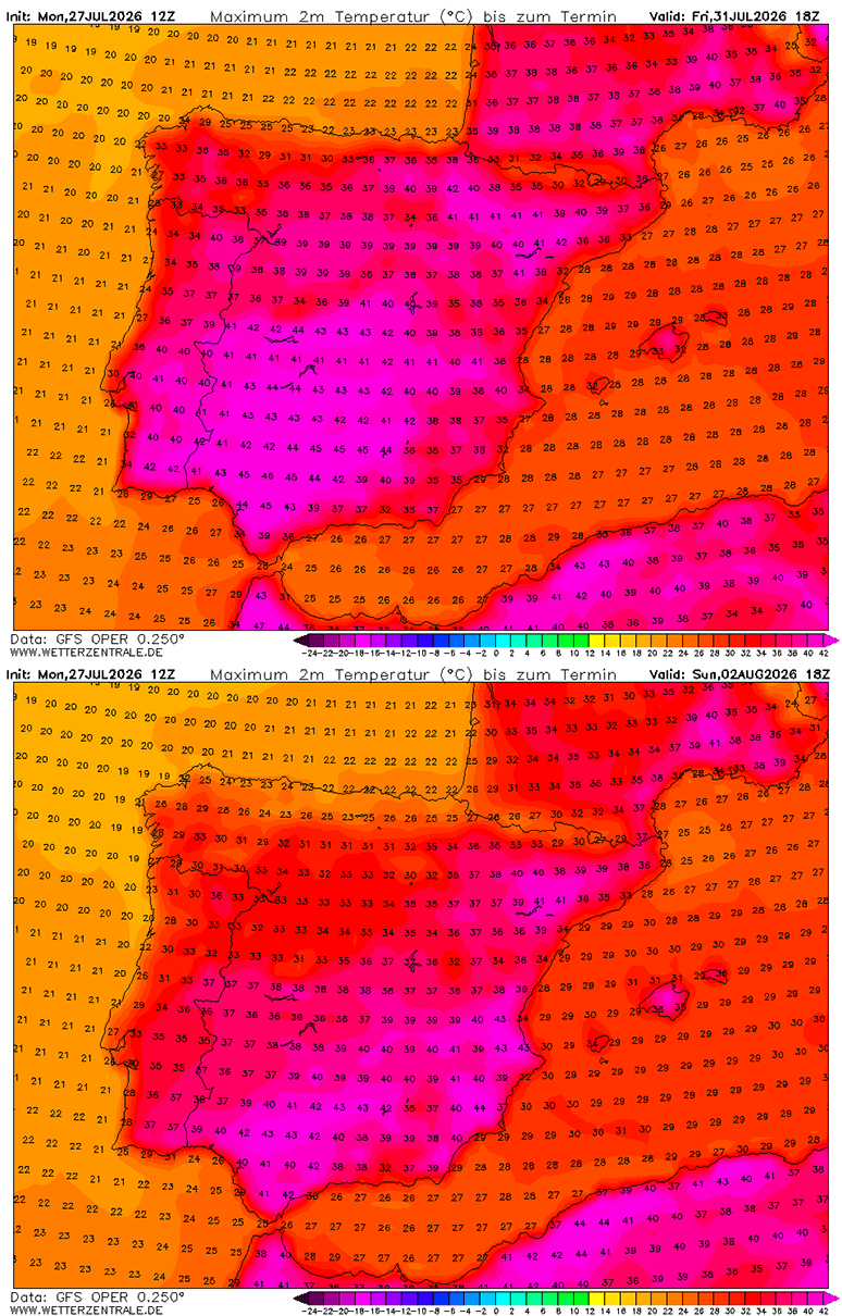 extreme-heatwave-excessive-heat-dome-mediterranean-forecast-europe-july-august-2026-maximum-temperature-spain-portugal