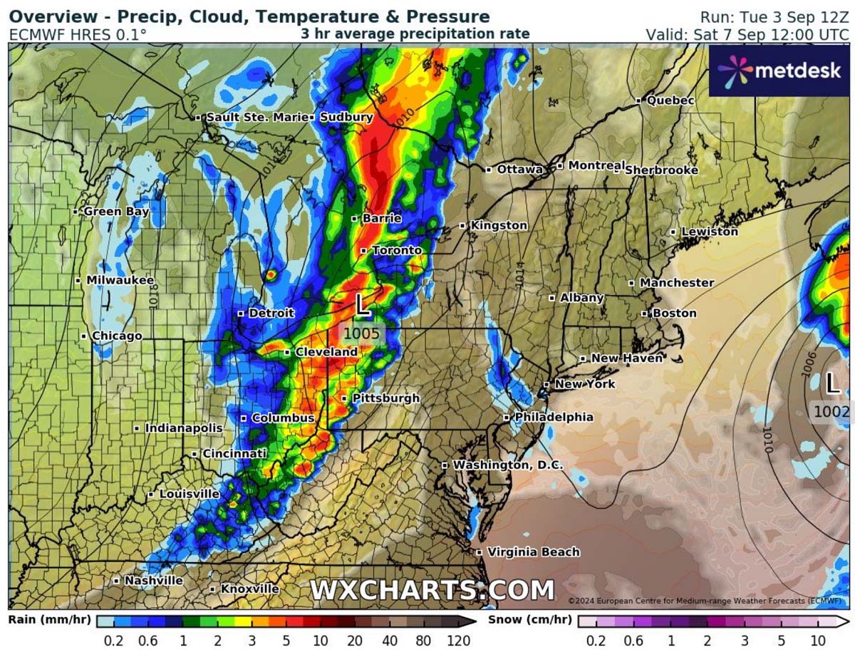 first-cold-airmass-intrusion-september-2024-fall-season-united-states-canada-rainfall-front