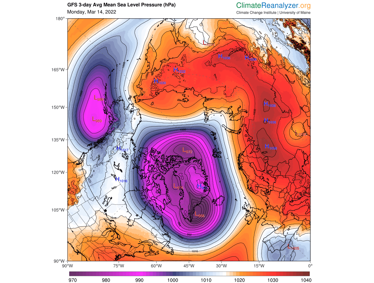 global-weather-arctic-circle-heatwave-temperature-anomaly-spring-2022-winter-3-day-pressure-forecast