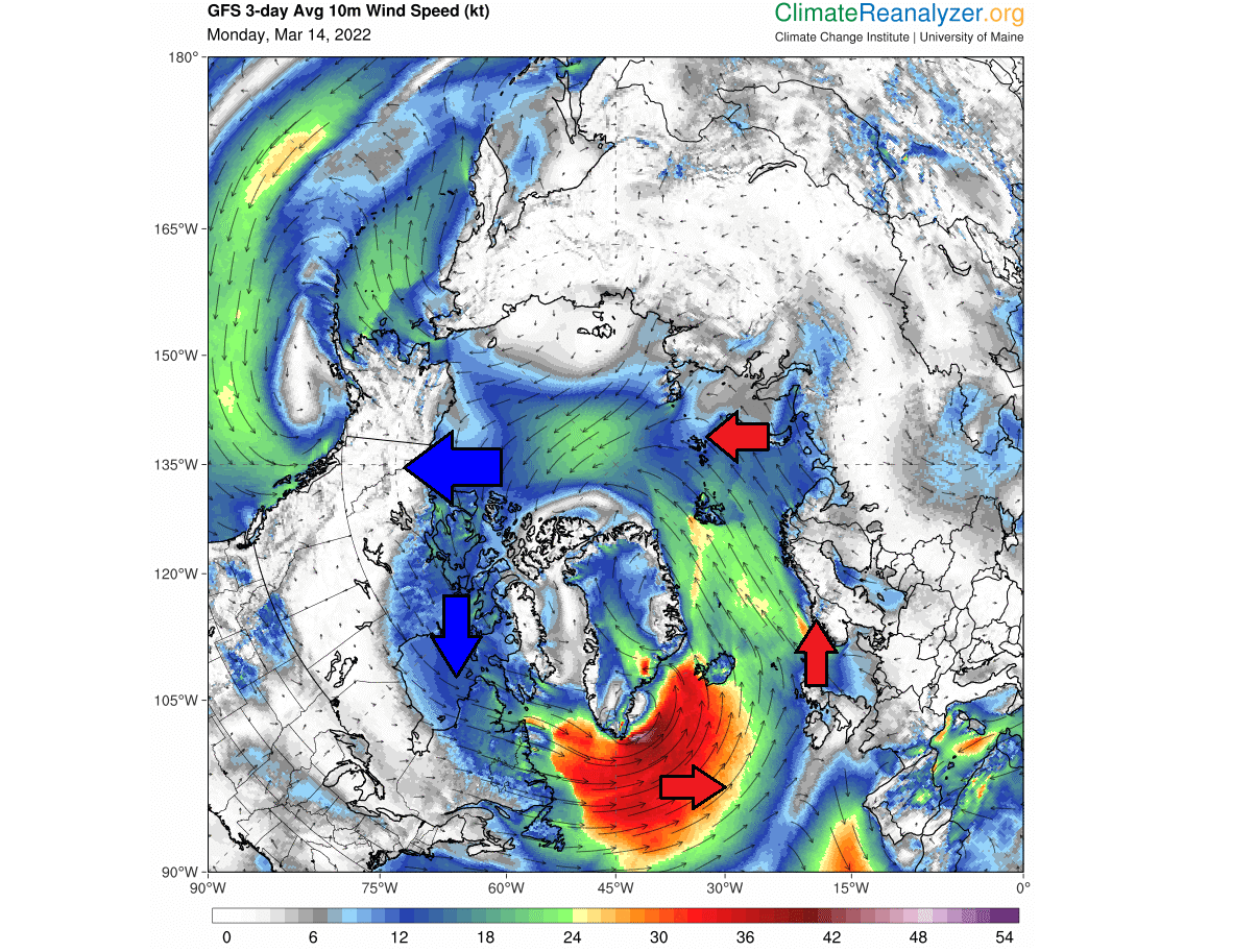 global-weather-arctic-circle-heatwave-temperature-anomaly-spring-2022-winter-3-day-wind-forecast