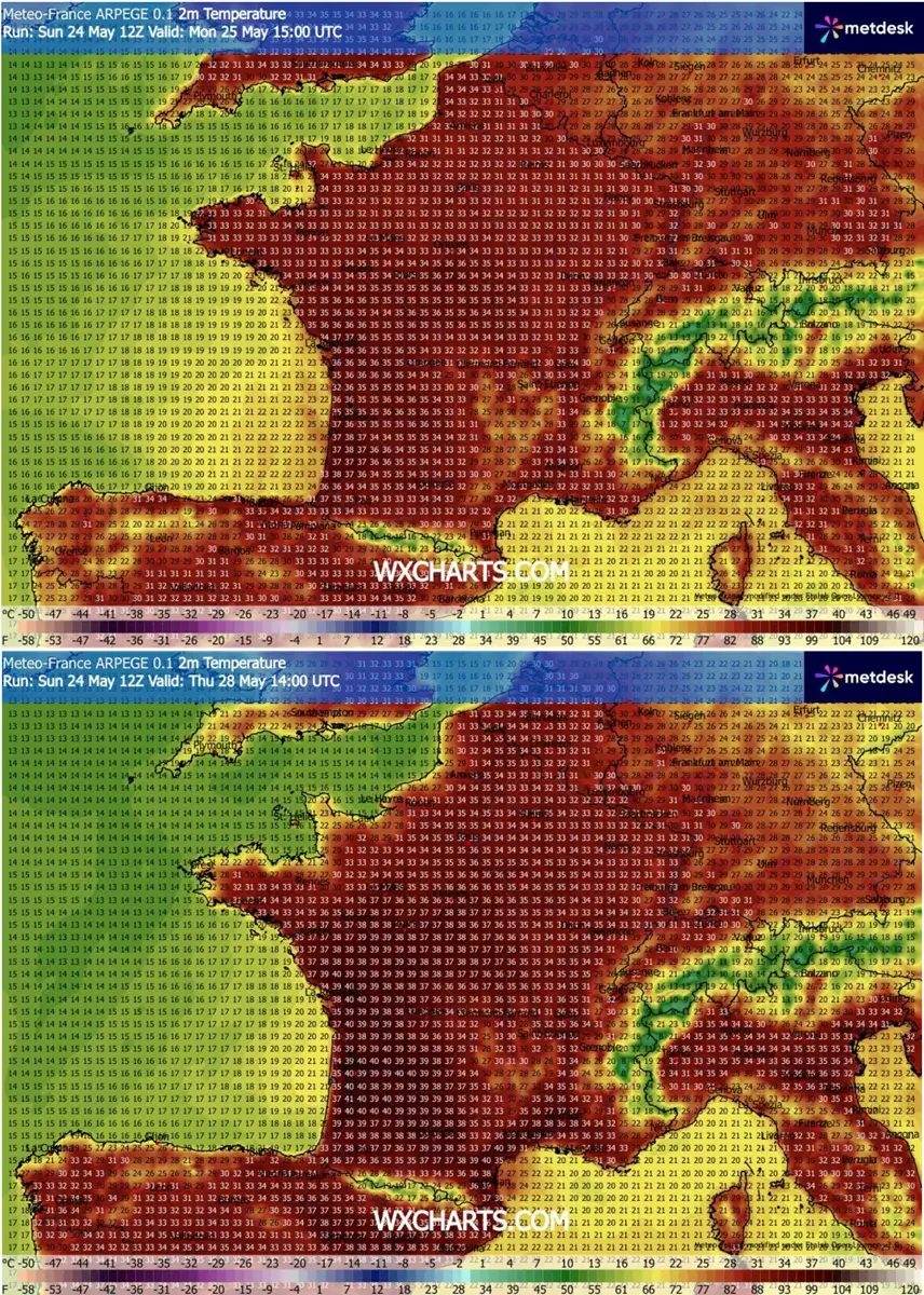 heat-dome-europe-heatwave-may-summer-2026-forecast-tmax-france