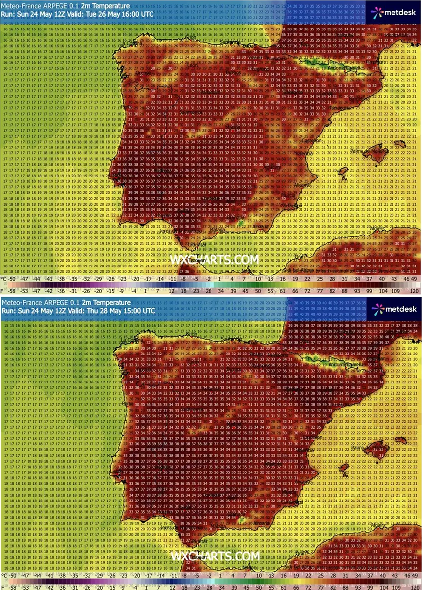 heat-dome-europe-heatwave-may-summer-2026-forecast-tmax-spain-portugal-iberia