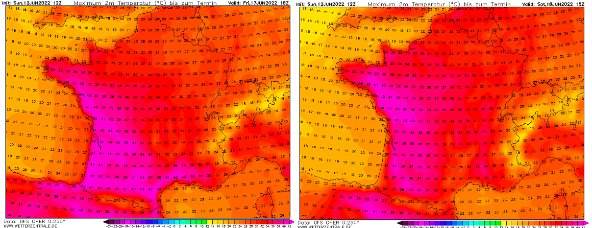 heat-dome-heatwave-europe-june-2022-forecast-friday-saturday-france