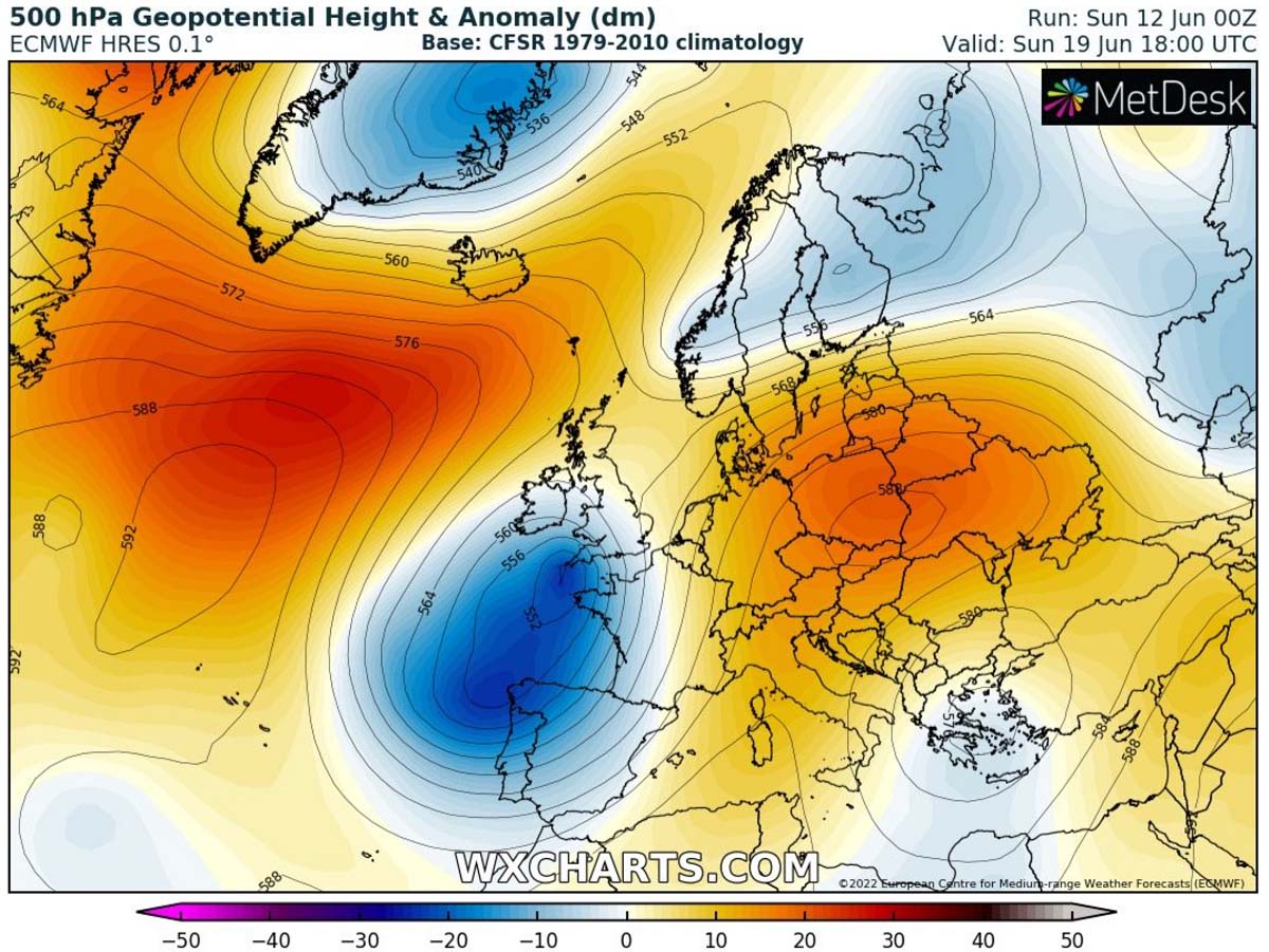heat-dome-heatwave-europe-june-2022-forecast-weekend