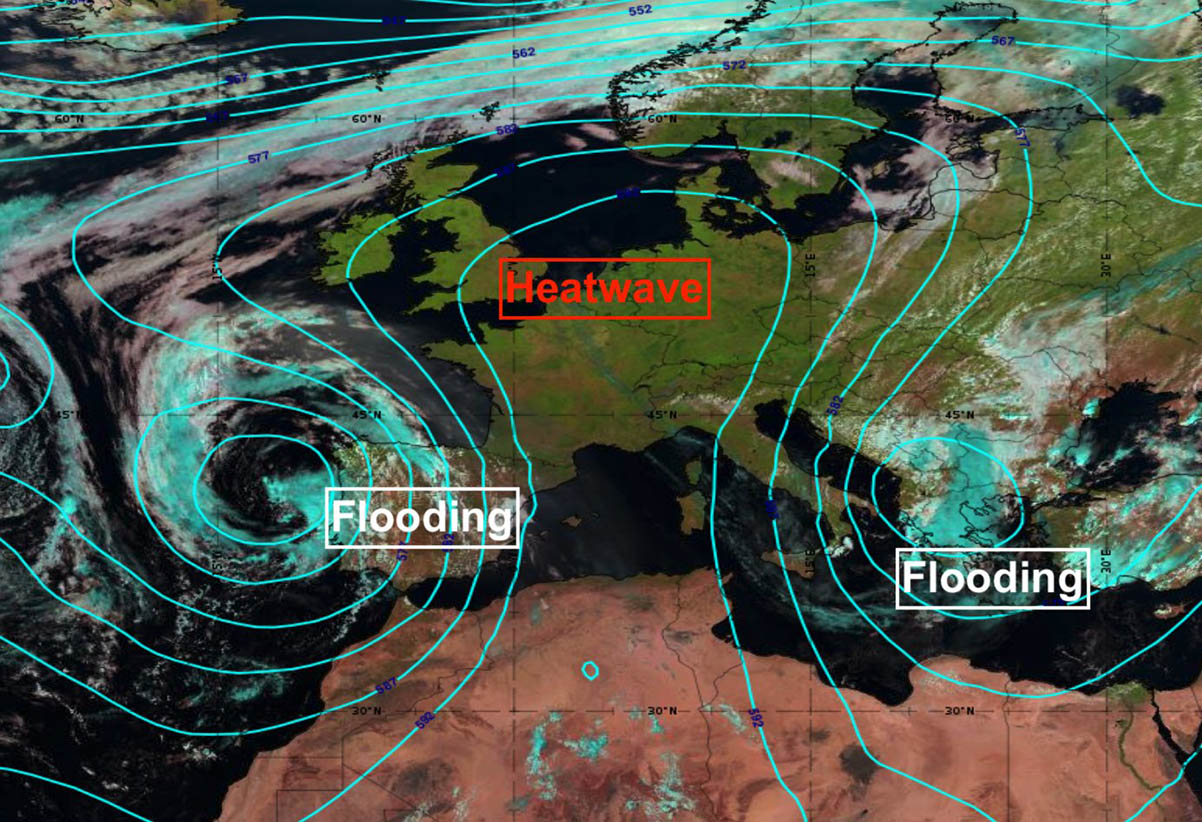 heat-dome-heatwave-forecast-uk-ireland-france-benelux-september-2023-autumn-season-omega-blocking