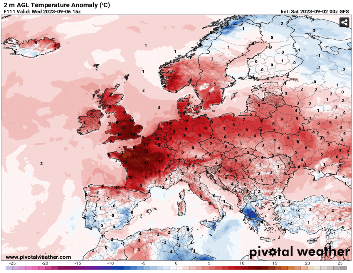heat-dome-heatwave-forecast-western-europe-september-2023-autumn-season-2m-anomaly