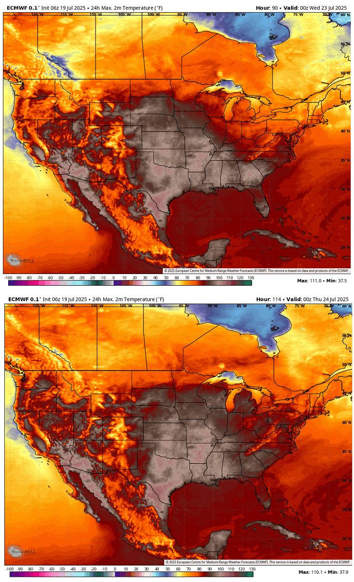 heat-dome-heatwave-united-states-canada-sweltering-hot-weather-july-2025-2m-temperature