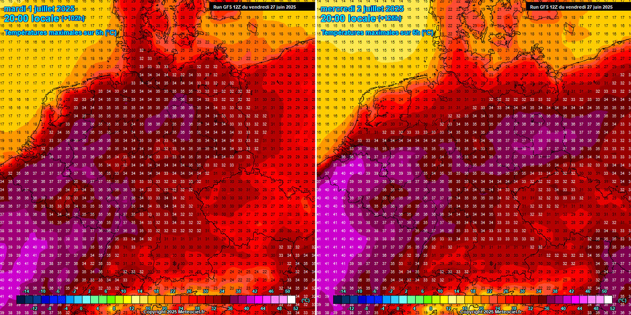 heat-dome-intense-heatwave-summer-june-july-2025-france-europe-tmax-benelux-germany