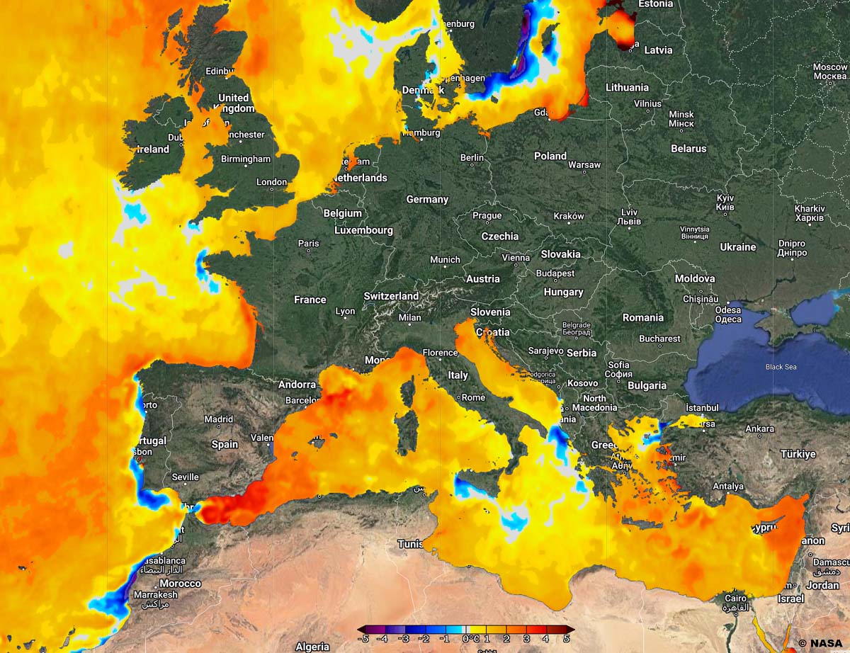 heat-dome-powerful-heatwave-update-forecast-europe-summer-season-2023-sst-anomaly