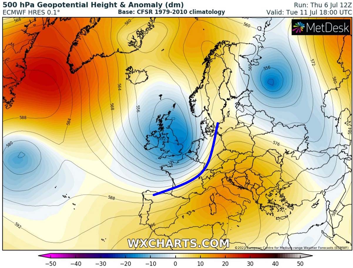 heat-dome-strongest-heatwave-summer-2023-europe-midweek-severe-weather