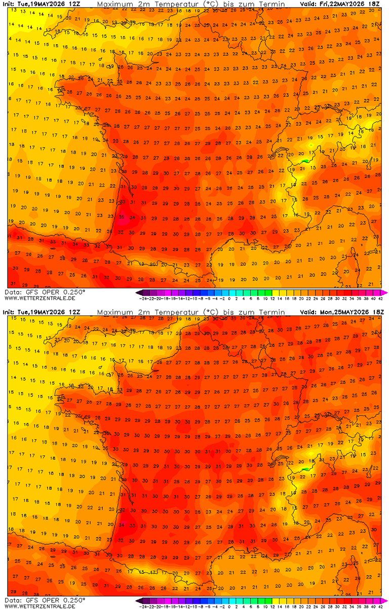heat-dome-warm-wave-heatwave-may-summer-2026-forecast-europe-tmax-france-benelux-germany