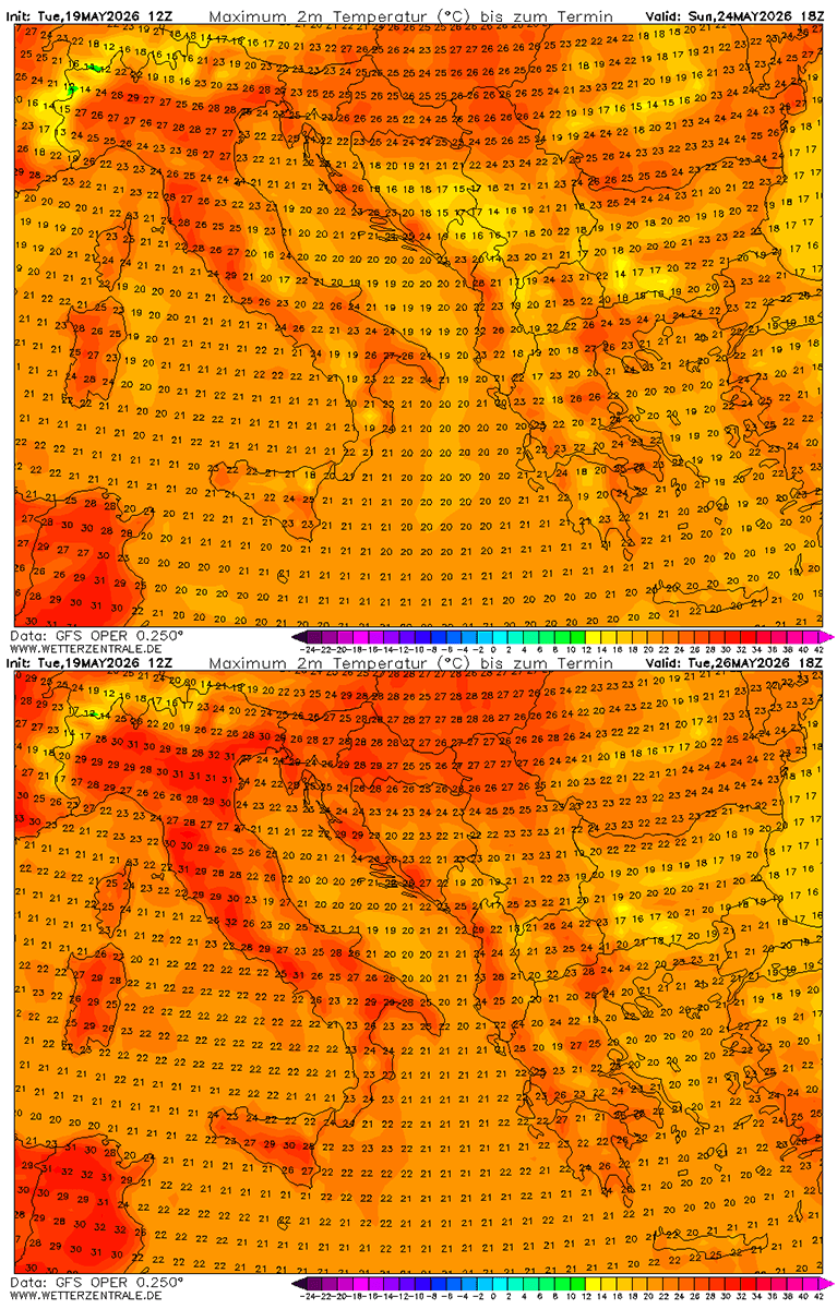 heat-dome-warm-wave-heatwave-may-summer-2026-forecast-europe-tmax-italy-balkans
