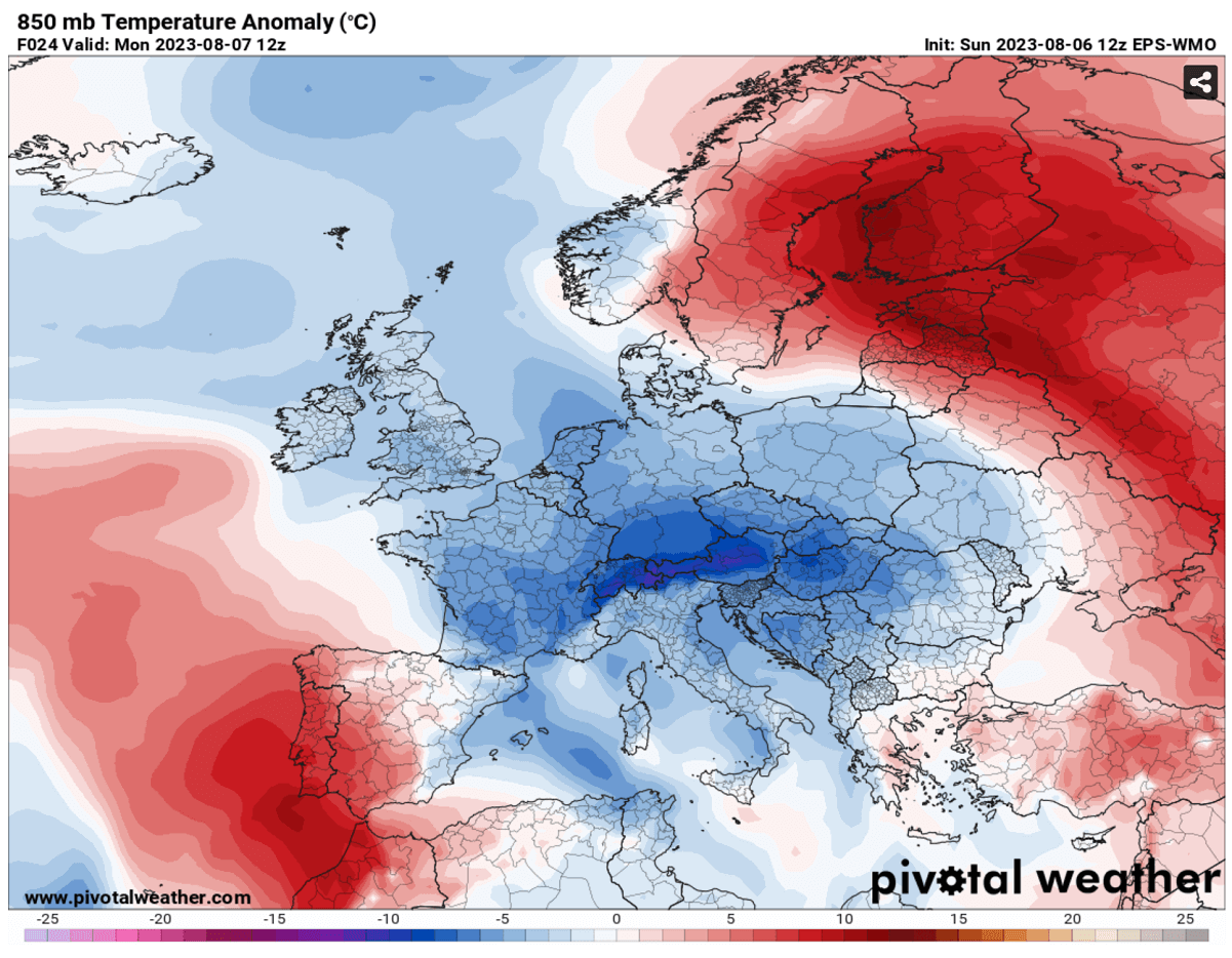 heatwave-forecast-europe-spain-france-mediterranean-summer-2023-850mbar-temperature-anomaly