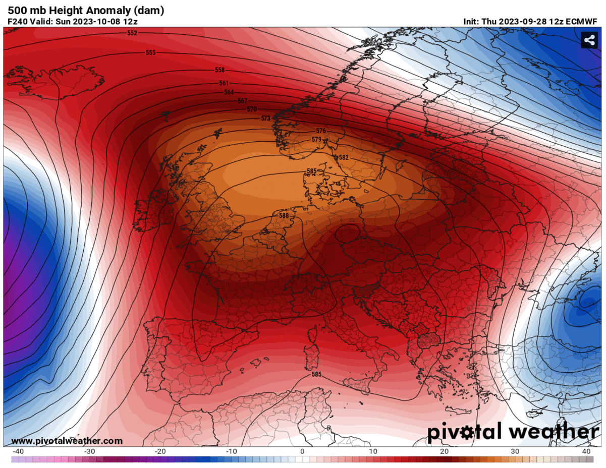 heatwave-forecast-europe-unseasonably-warm-heat-dome-october-autumn-season-2023-pattern-next-week