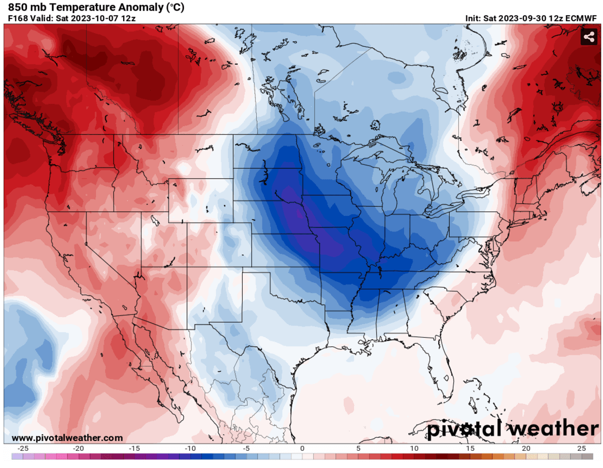 historic-heatwave-heat-dome-forecast-midwest-united-states-october-fall-season-2023-anomaly-next-week