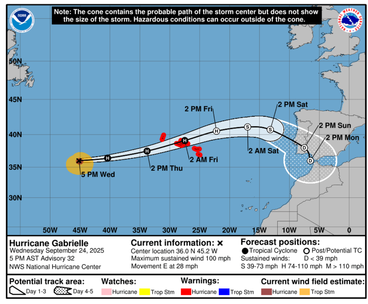hurricane-season-2025-gabrielle-tropical-cyclone-azores-portugal-spain-europe-nhc-track