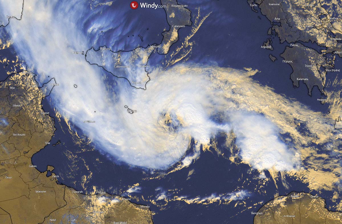 medicane-2023-italy-greece-ionian-sea-tropical-cyclone-flooding-malta-sicily-latest