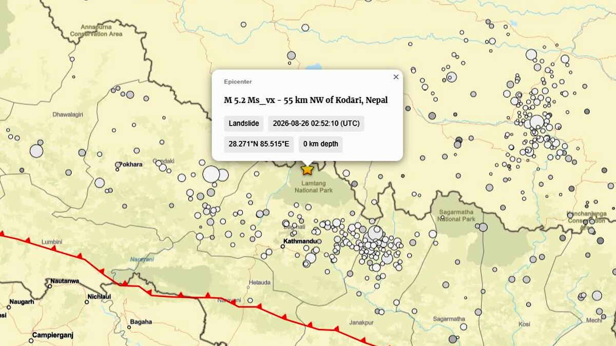 nepal-tibet-flood-ice-rock-avalanche-usgs-landslide-august-2026-seismic-activity